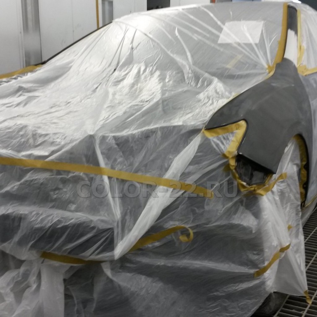 Кузовной ремонт Toyota Camry (V50): устранение перекоса проема капота и лонжеронов, замена усилителей крыльев, брызговиков